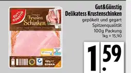Edeka Gut&günstig delikatess krustenschinken Angebot