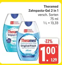 Marktkauf Theramed zahnpasta-gel 2 in 1 Angebot