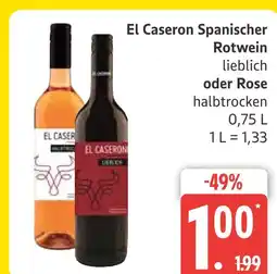 Marktkauf El caseron spanischer rotwein lieblich Angebot