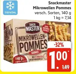 Marktkauf Snackmaster mikrowellen pommes Angebot