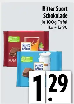 Edeka Ritter sport schokolade rum Angebot