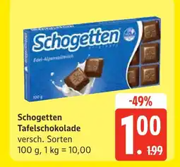 Marktkauf Schogetten tafelschokolade Angebot
