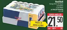 Edeka Red bull energy drink mit taurin und koffein Angebot