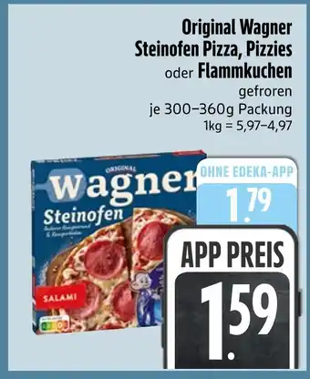 Edeka Wagner original wagner steinofen pizza Angebot