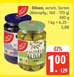 Marktkauf Gut & günstig oliven Angebot