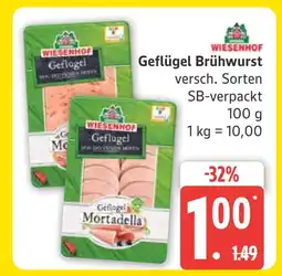 Marktkauf Wiesenhof geflügel brühwurst Angebot