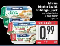 Edeka Milram frischer zaziki Angebot