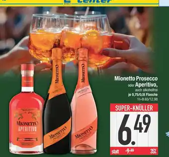 Edeka Mionetto aperitivo Angebot