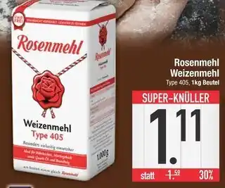 Edeka Rosenmehl weizenmehl type 405 Angebot