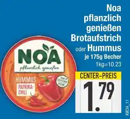 Edeka Noa pflanzlich genießen brotaufstrich Angebot