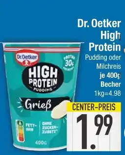 Edeka Dr. oetker high protein pudding Angebot