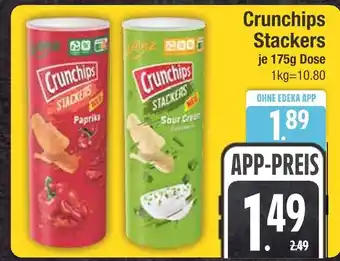 Edeka Crunchips crunchips stackers paprika Angebot