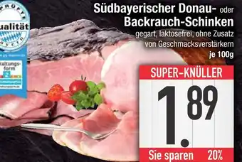 Edeka Südbayerischer donau-schinken Angebot