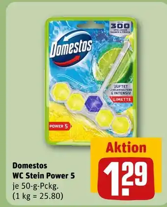 REWE Domestos wc stein power 5 Angebot