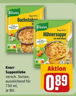REWE Knorr buchstabensuppe Angebot