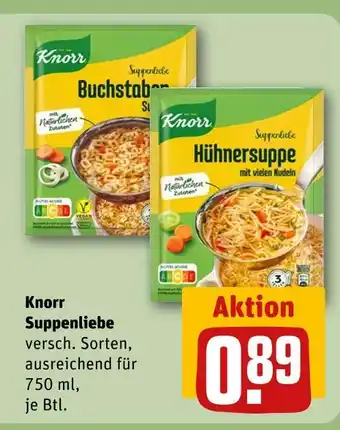 REWE Knorr buchstabensuppe Angebot