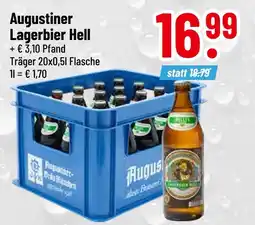 trinkgut Augustiner lagerbier hell Angebot