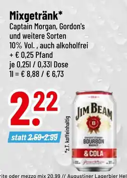 trinkgut Jim beam bourbon & cola Angebot