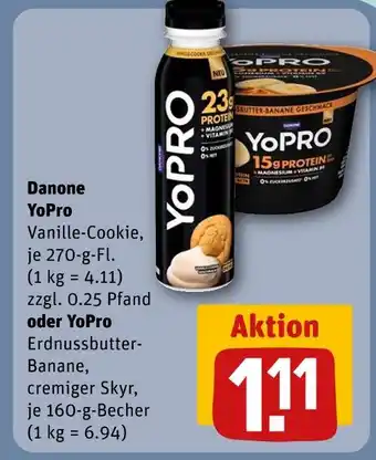 REWE Danone yopro vanille-cookie Angebot