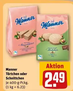REWE Manner törtchen Angebot