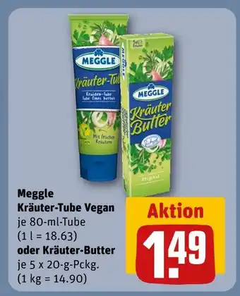 REWE Meggle kräuter-tube vegan Angebot