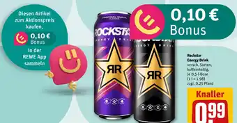 REWE Rockstar energy drink Angebot