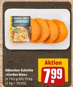 REWE Hähnchen schnitte cordon bleu Angebot