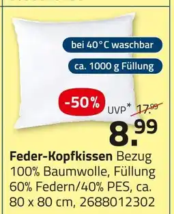 ROLLER Feder-kopfkissen Angebot