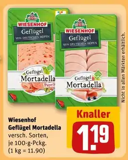 REWE Wiesenhof geflügel mortadella Angebot