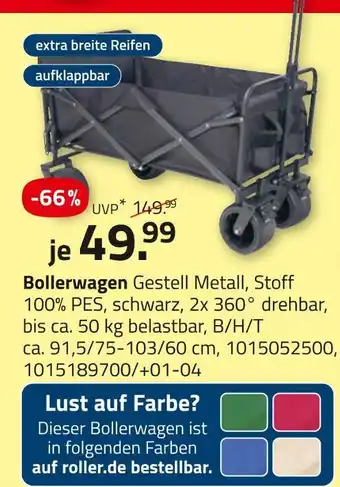ROLLER Bollerwagen Angebot