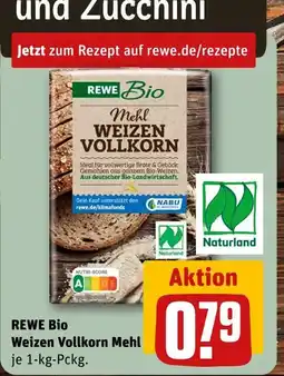 REWE Rewe bio weizen vollkorn mehl Angebot