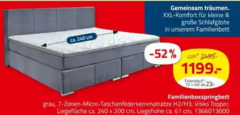 ROLLER Familienboxspringbett Angebot