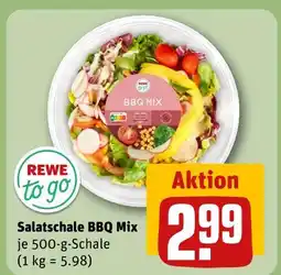 REWE Salatschale bbq mix Angebot
