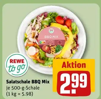 REWE Salatschale bbq mix Angebot