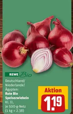 REWE Rewe rote speisezwiebeln Angebot