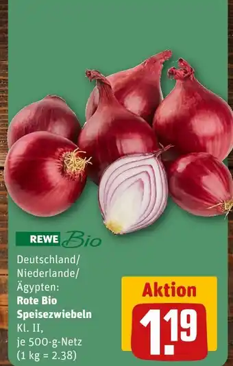 REWE Rewe rote speisezwiebeln Angebot
