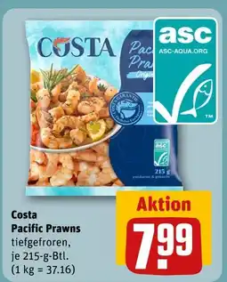 REWE Costa pacific prawns Angebot