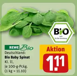 REWE Rewe baby spinat Angebot