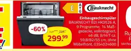 ROLLER Bauknecht einbaugeschirrspüler Angebot