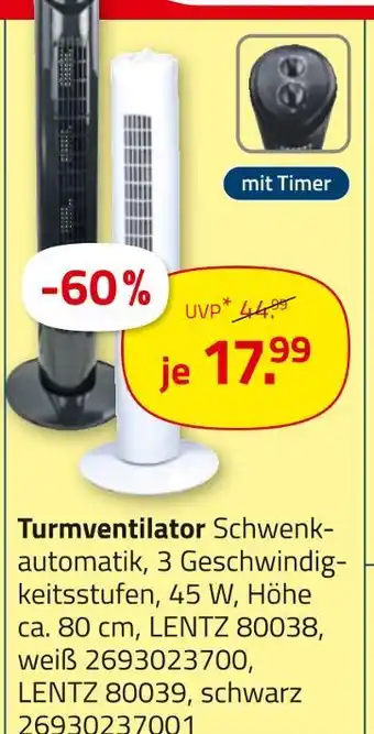 ROLLER Lentz turmventilator Angebot