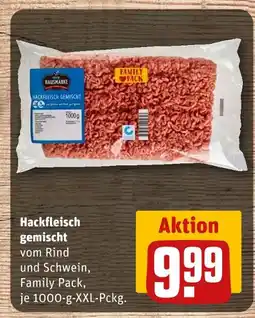 REWE Hausmarke hackfleisch gemischt Angebot