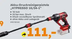 Globus Baumarkt Akku-druckreinigerpistole hypresso 18/24-1 Angebot