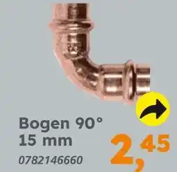 Globus Baumarkt Bogen 90° 15 mm Angebot