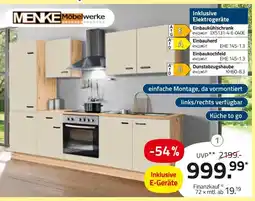 ROLLER Menke möbelwerke küchenblock Angebot