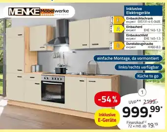 ROLLER Menke möbelwerke küchenblock Angebot