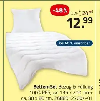 ROLLER Betten-set bezug & füllung Angebot