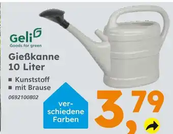 Globus Baumarkt Geli gießkanne Angebot