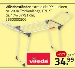 ROLLER Vileda wäscheständer Angebot