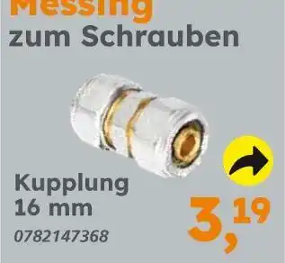 Globus Baumarkt Kupplung Angebot