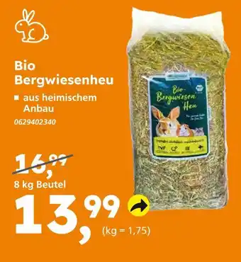 Globus Baumarkt Bio bergwiesenheu Angebot